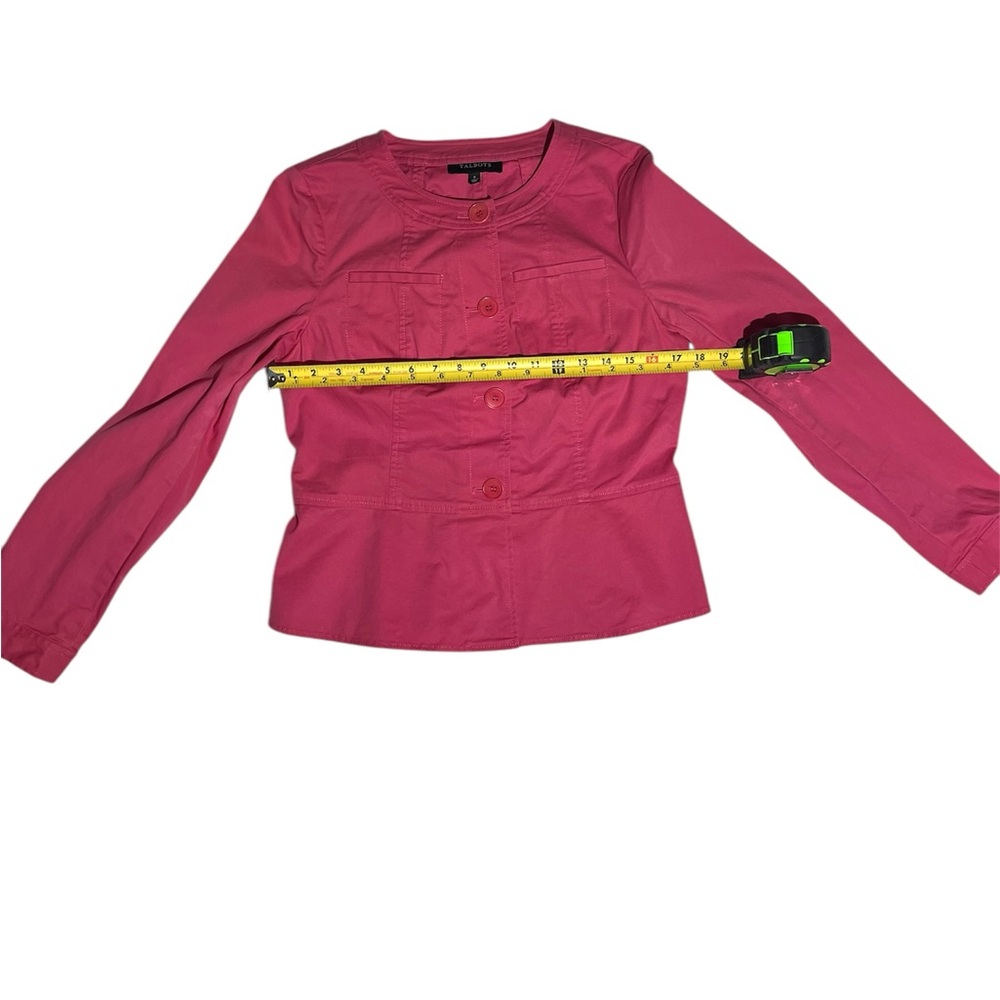 Talbots Pink Button-Up Jacket